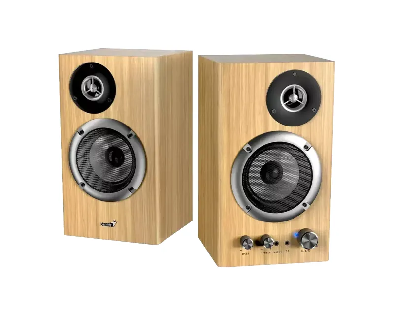 Genius SP-HF1812BT Bluetooth zvučnici drveno kućište