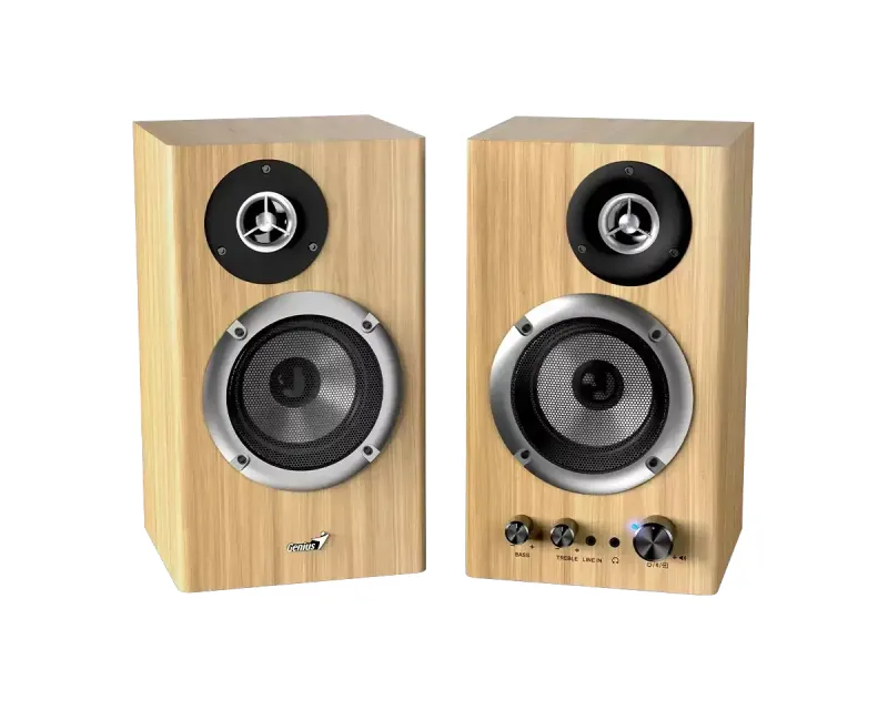 Genius SP-HF1812BT Bluetooth zvučnici drveno kućište