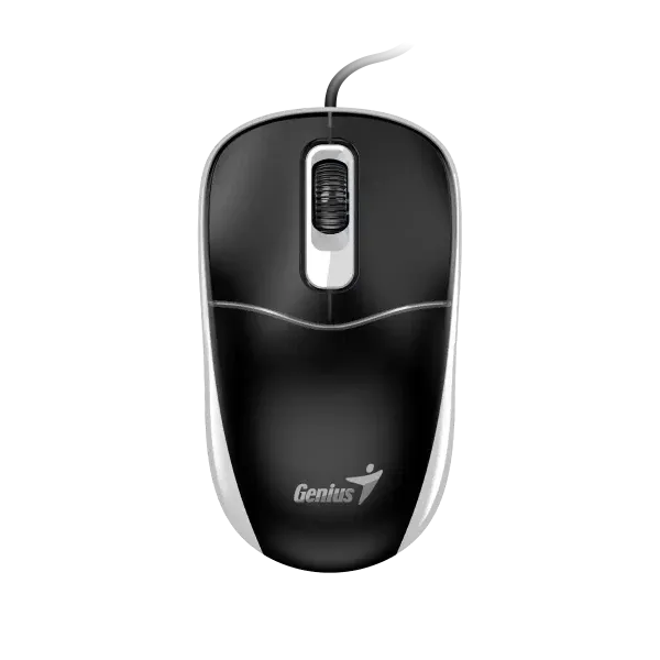 Genius DX-111 Miš Žični USB Optički 1200dpi, Crno-beli