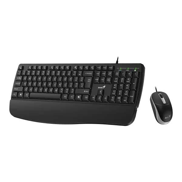 Genius KM-123 Tastatura i miš USB, Crni