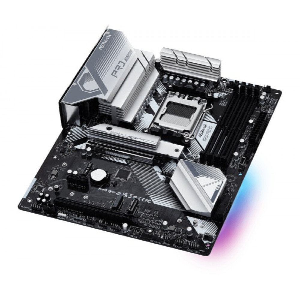 ASRock 90-MXBL10-A0UAYZ Matična ploča AM5 B650 PRO RS siva