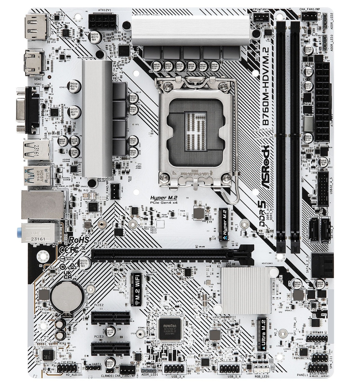 ASRock B760M-HDV/M.2 Matična ploča