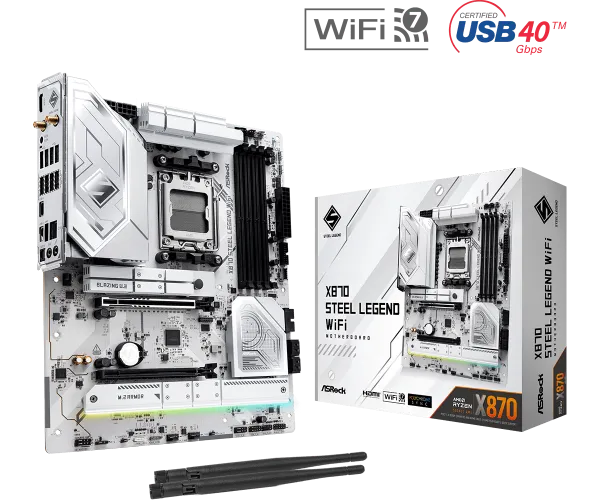 ASRock X870 Steel Legend Matična ploča AM5 WIFI