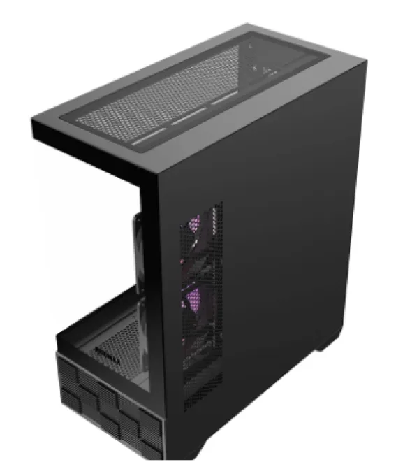 Raidmax i803 i803BF Kućište Infinita ARGB LCD ekran, Crno