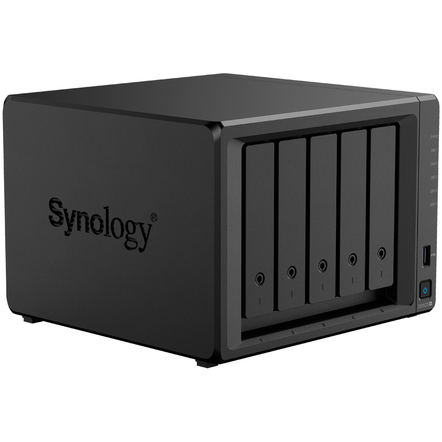 Synology DS1525+ NAS server DiskStation 5-slotova 2.5GbE LAN M.2 NVMe slotovi