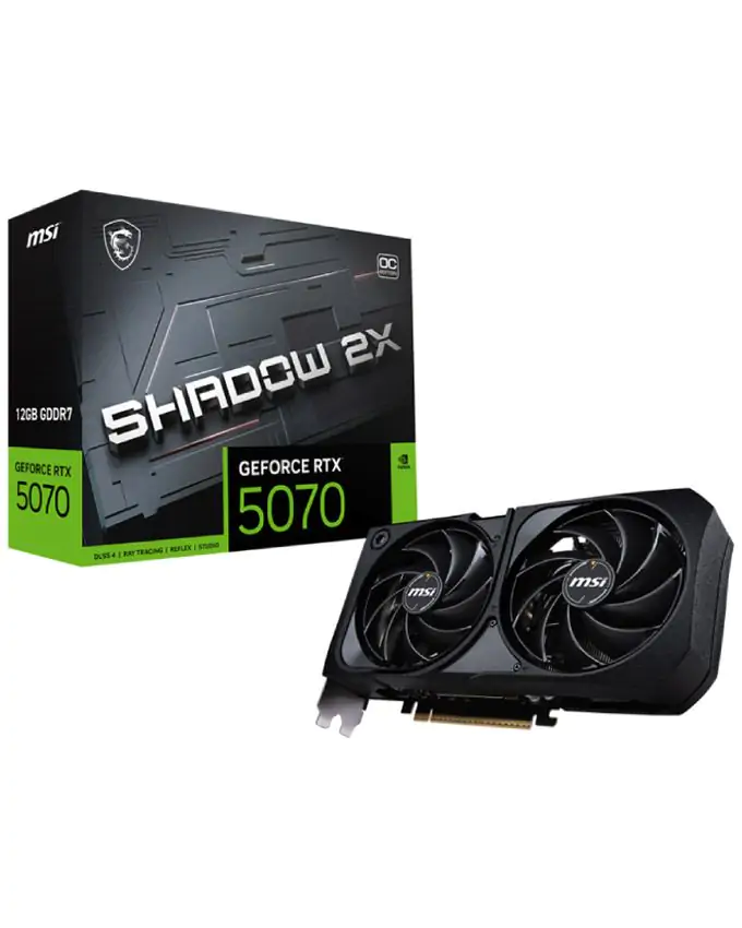 MSI SVGA PCIE Grafička kartica RTX 5070 12G 192bi SHADOW 2X OC