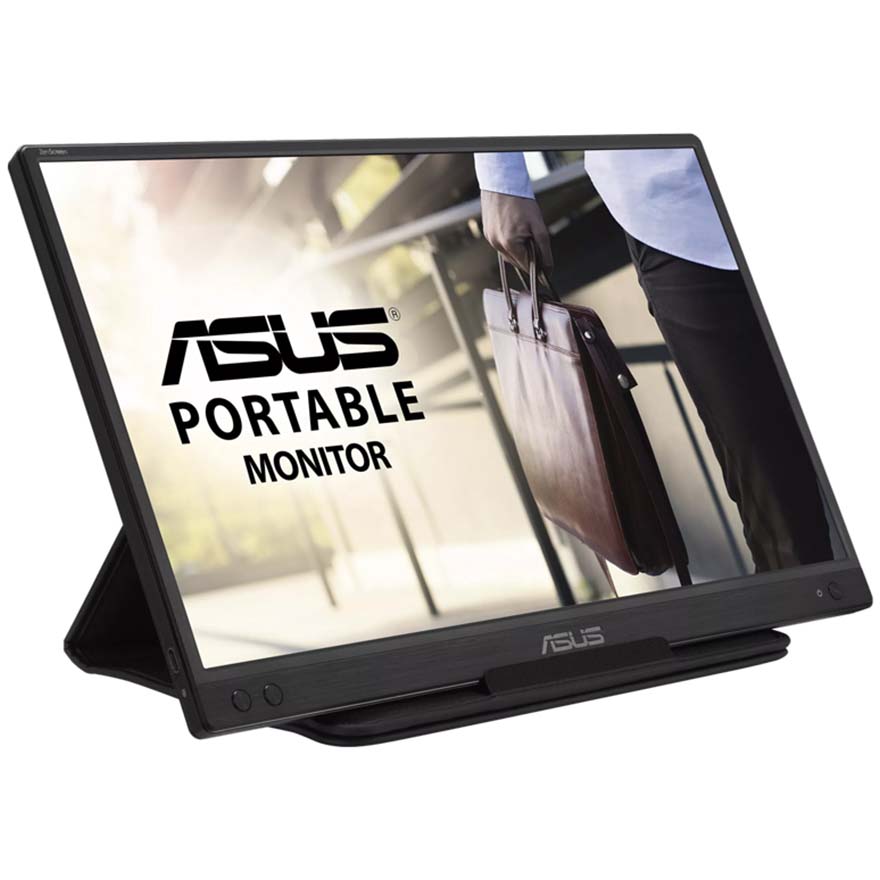 Asus ZenScreen MB166CR Monitor Portable USB 15.6'', Crni