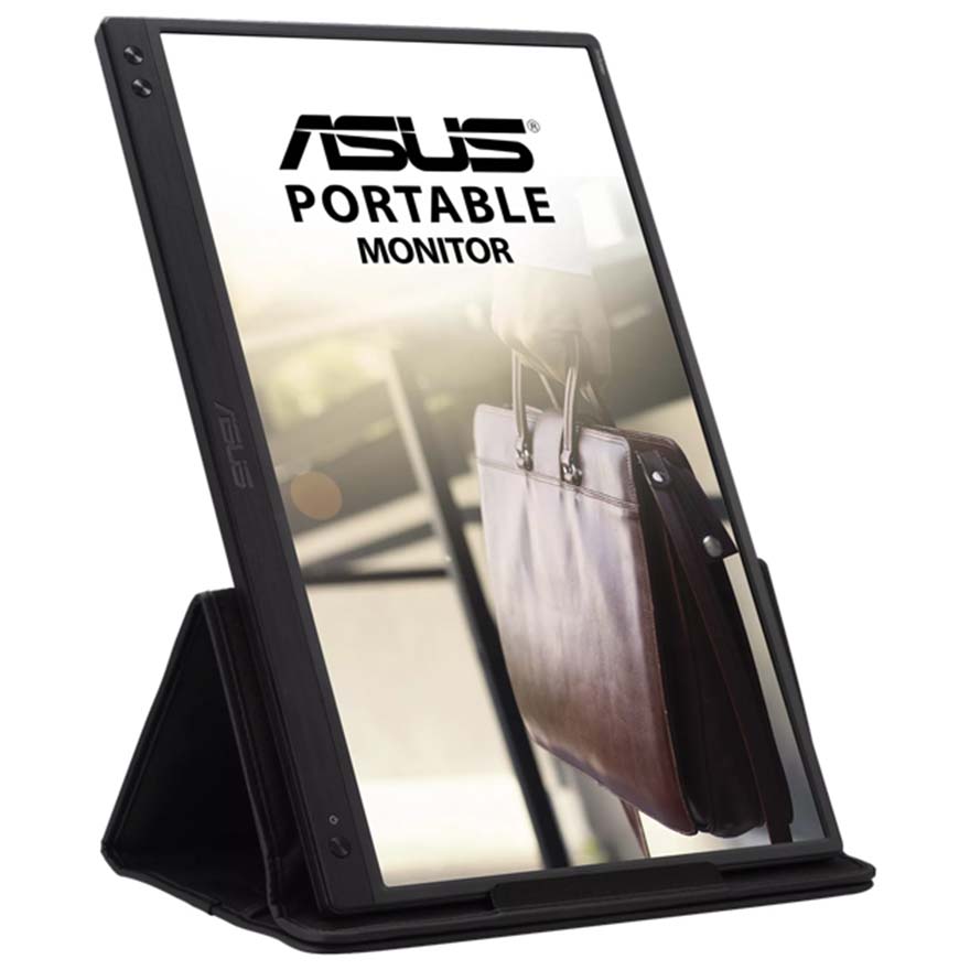 Asus ZenScreen MB166CR Monitor Portable USB 15.6'', Crni