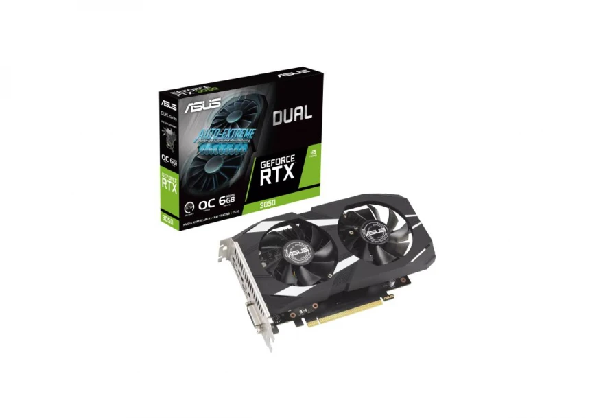 Asus DUAL-RTX3050-O6G GeForce RTX 3050 Grafička karta 6GB 128bit