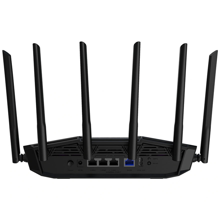 ASUS TUF-BE6500 Ruter TUF-BE6500 AiMesh Dual-Band Wi-Fi 7, Crni