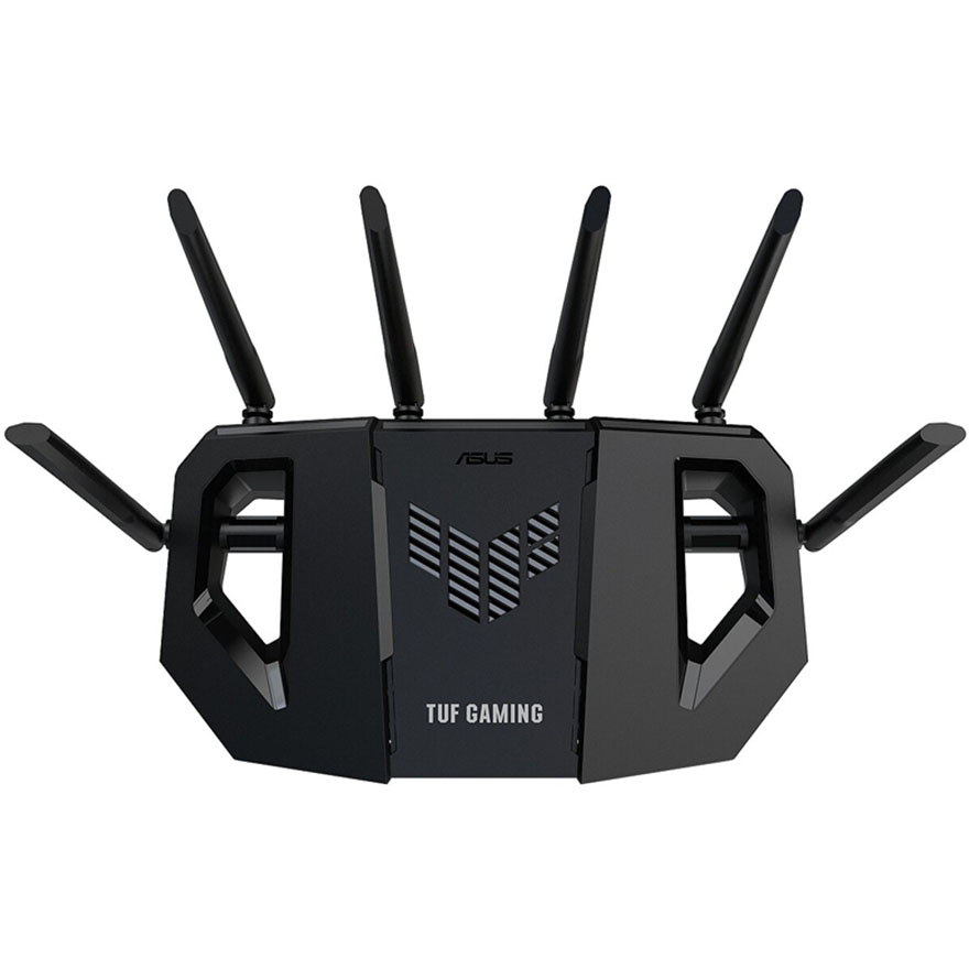 ASUS TUF-BE6500 Ruter TUF-BE6500 AiMesh Dual-Band Wi-Fi 7, Crni