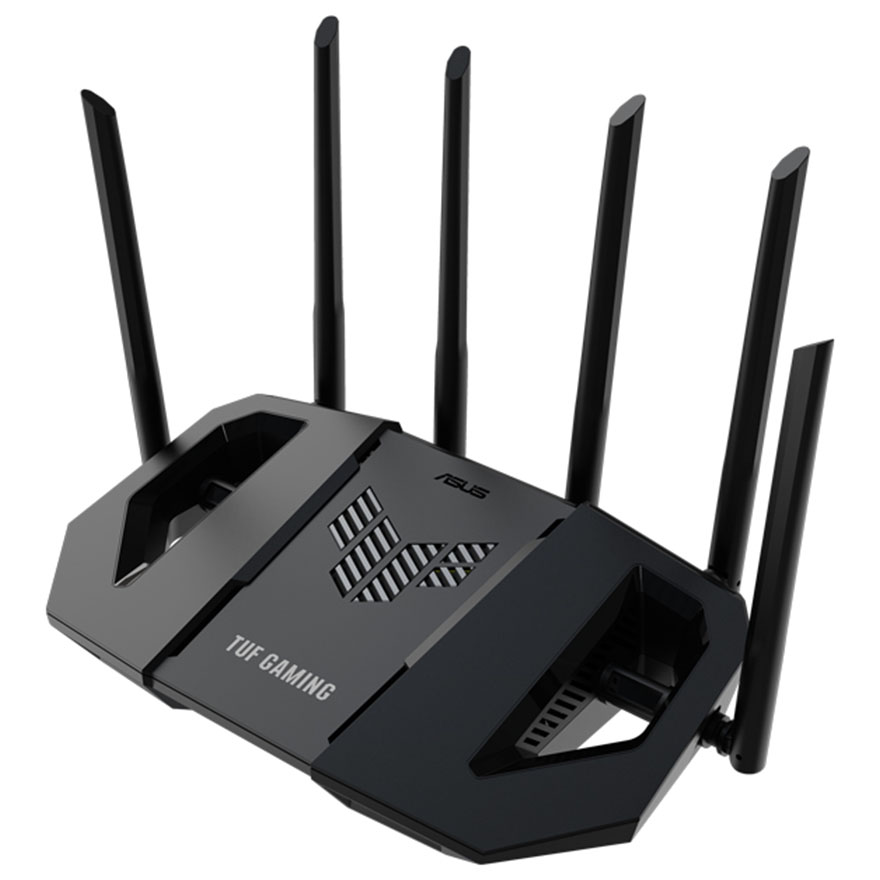 ASUS TUF-BE6500 Ruter TUF-BE6500 AiMesh Dual-Band Wi-Fi 7, Crni