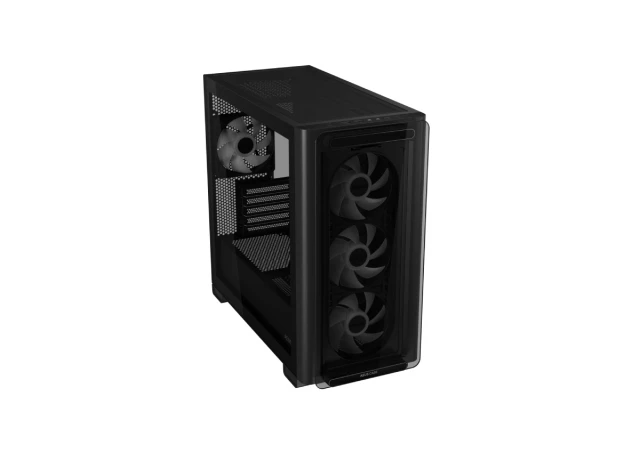 Asus A23 PLUS TG ARGB micro-ATX kućište, Crno