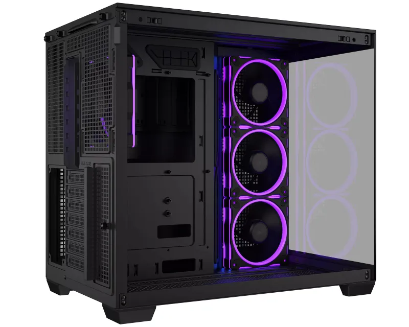 Asus A32 Plus Kućište TG ARGB Micro-ATX, Crno
