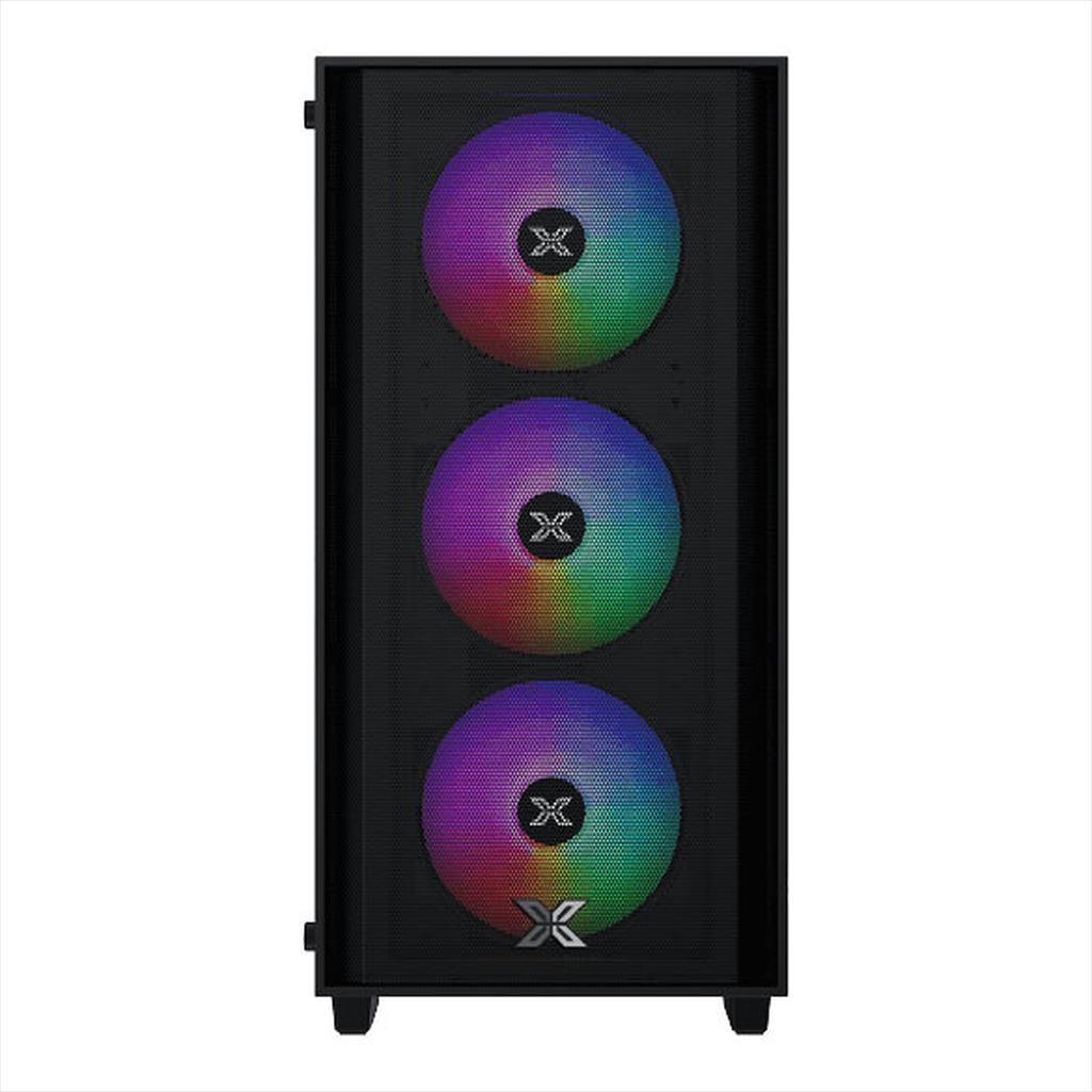 XIGMATEK Nyx Air II Kućište Matx levo Tg mrežasta prednja ploča sa rešetkom 4x120 mm Z20F