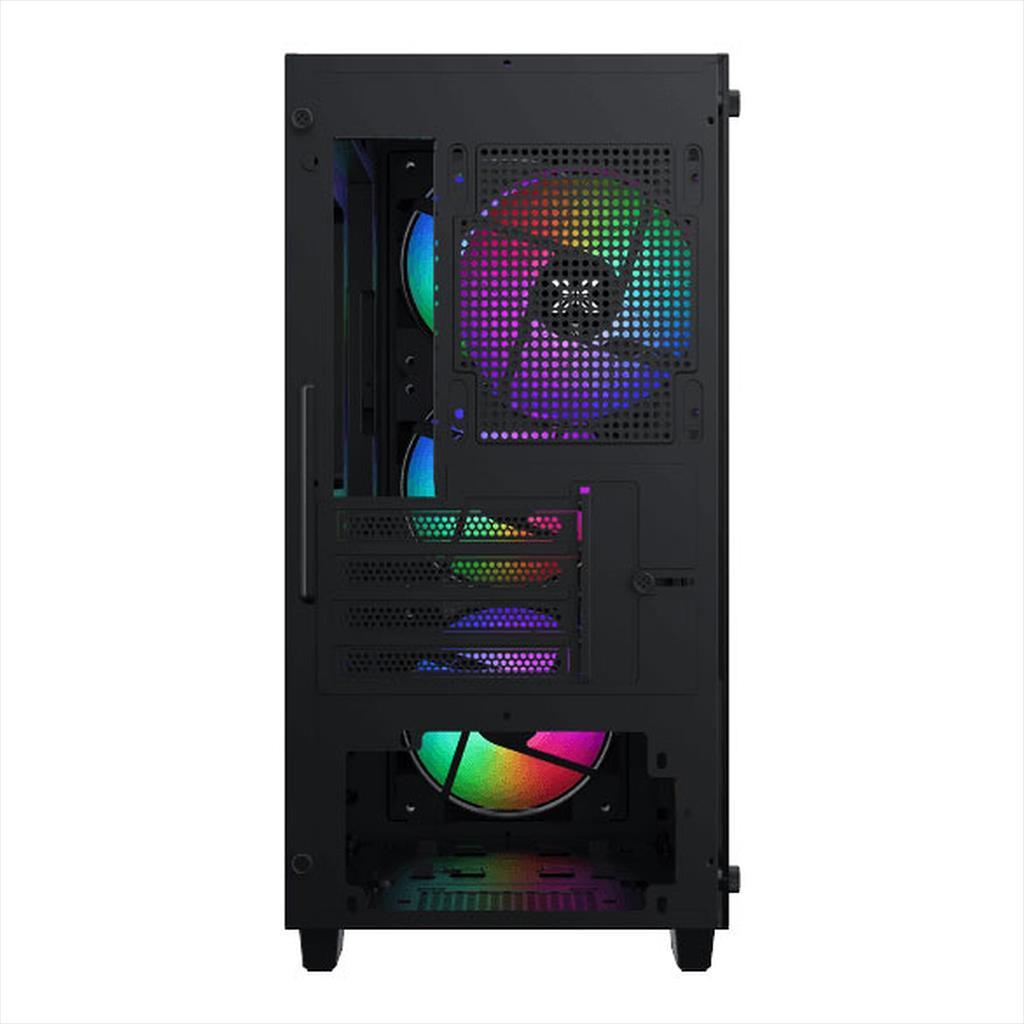 XIGMATEK Nyx Air II Kućište Matx levo Tg mrežasta prednja ploča sa rešetkom 4x120 mm Z20F