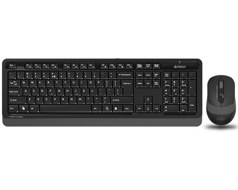 A4TECH FG1010 FSTYLER Tastatura i miš Wireless Combo USB US set, Crni