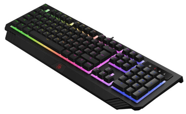 A4Tech A4-B120N Gejmerska tastatura Bloody NEON efekat USB US, Crna