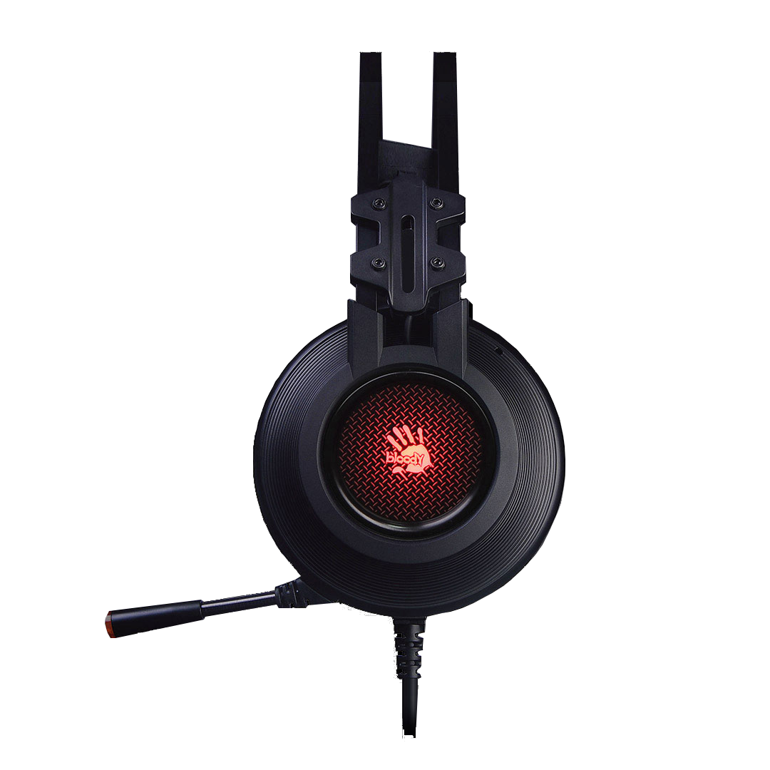 A4Tech A4-G525 Bloody Gejmerske slušalice sa mikrofonom 7.1 Surround 50mm/16ohm color LED CH USB, Crne