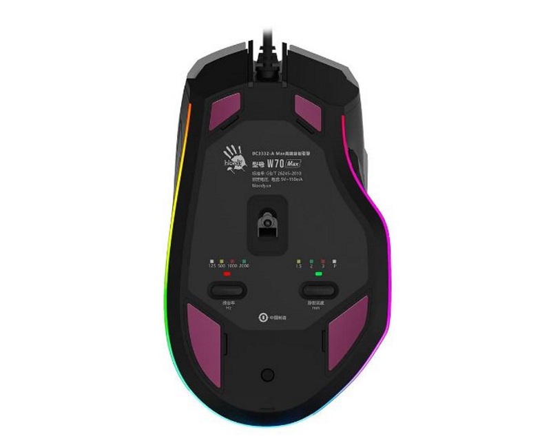 A4tech W70 Max Bloody RGB Gaming Miš, Crni
