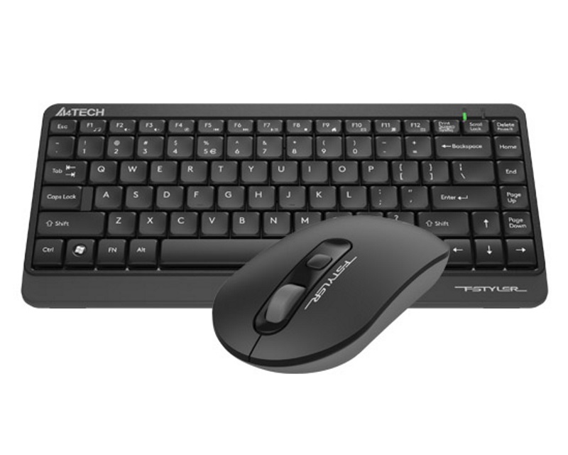 A4Tech FG1112 FSTYLER Tastatura + miš sivi set Wireless YU, Sivi