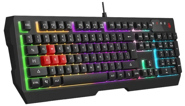 A4tech A4-B135N Bloody Gaming tastatura RGB USB, Crna