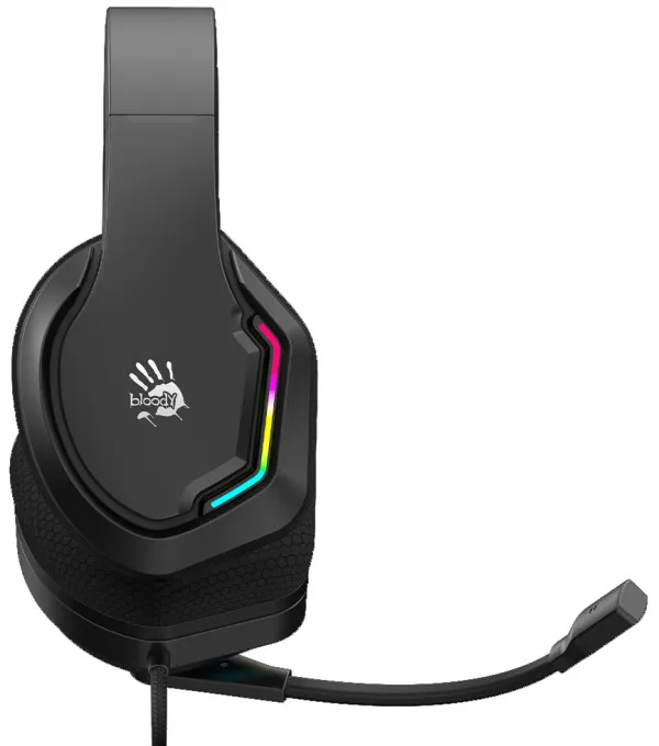 A4 A4-G260 Bloody Gejmerske slušalice sa mikrofonom 7.1 50mm/16ohm RGB USB, Crne