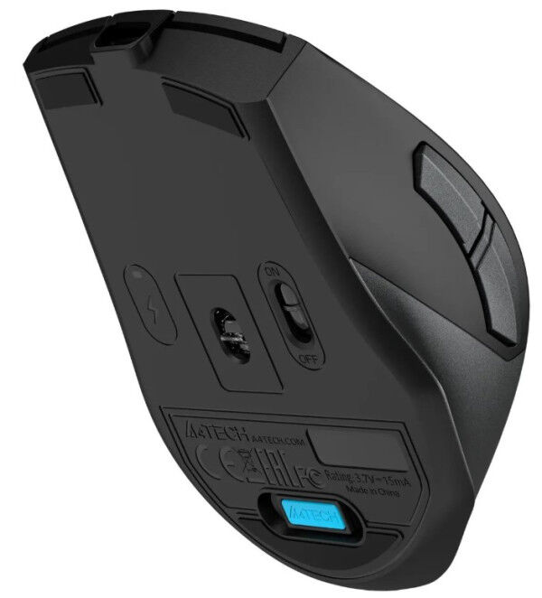 A4Tech A4-FG45CS AIR Bežični miš Optički Fstyler 1000-2000Dpi USB+Type-C, Crni