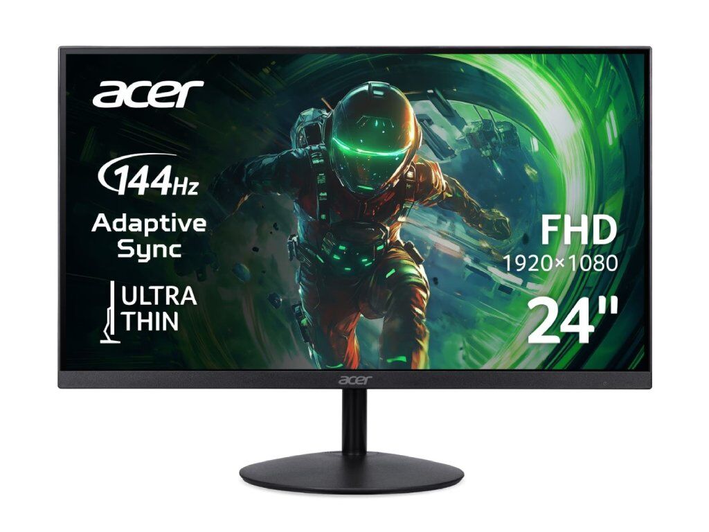 Acer SA242YP1BIP Monitor 23,8" 144Hz IPS, Crni