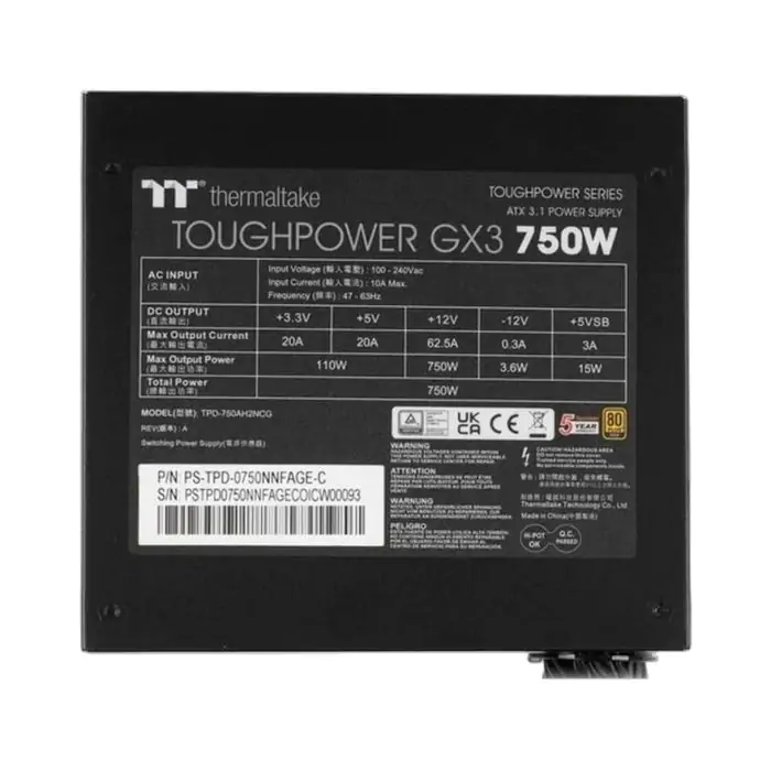 Thermaltake Toughpower GX3 Gold Napajanje 750W