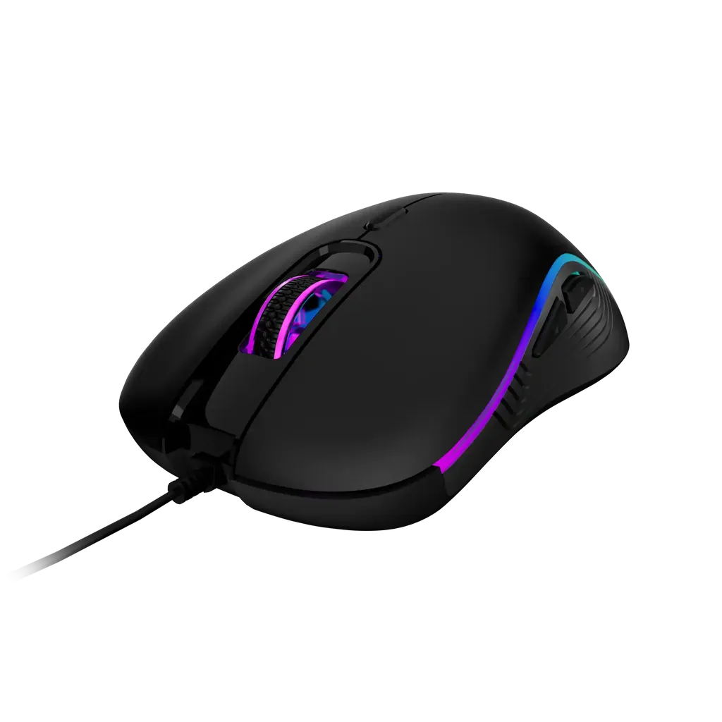 Gamdias Aura GS3 Kompjuterski miš 3600 DPI, Crni