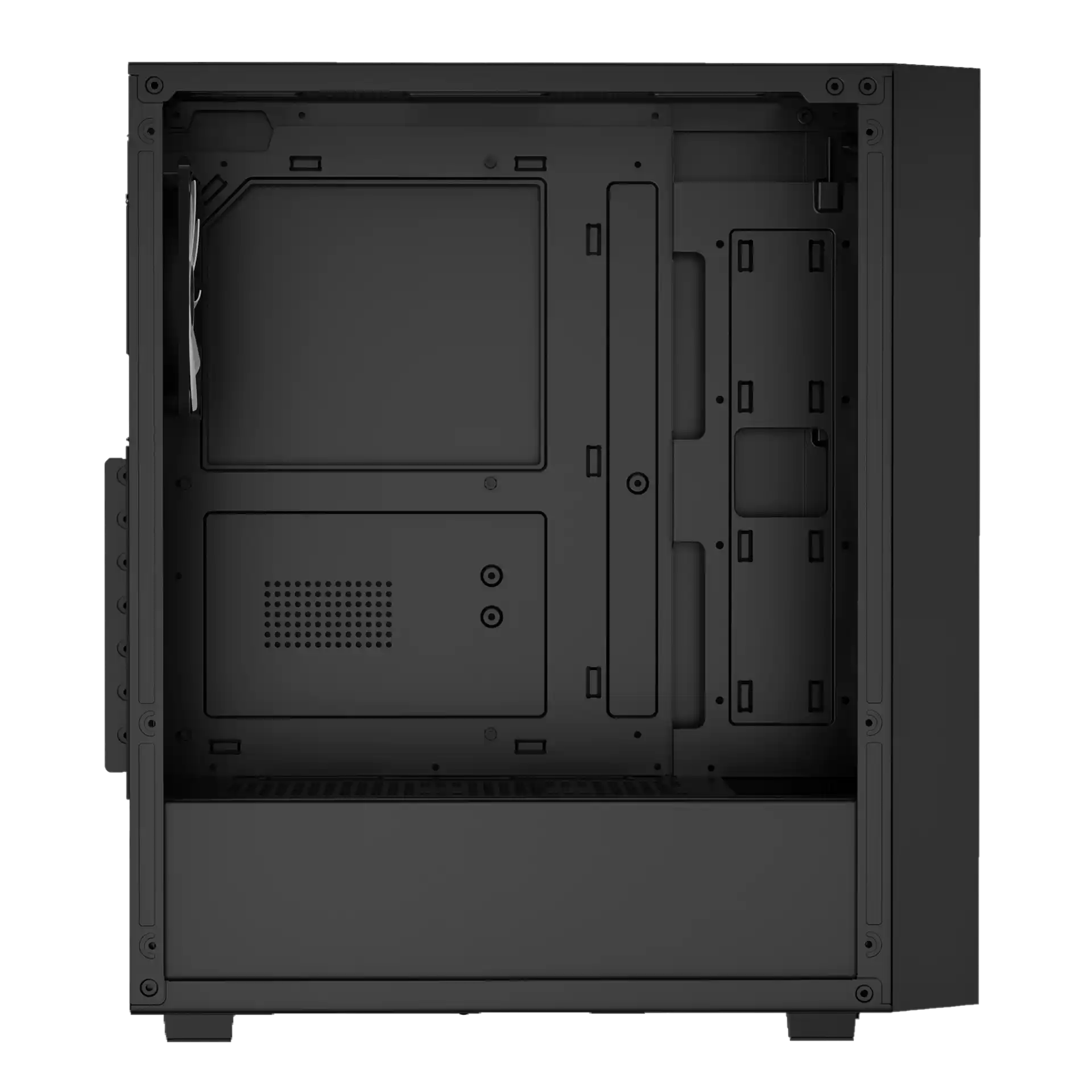 Gamdias Aura GC2 Elite V2 Kućište Mid-Tower RGB osvetljenje, Crno