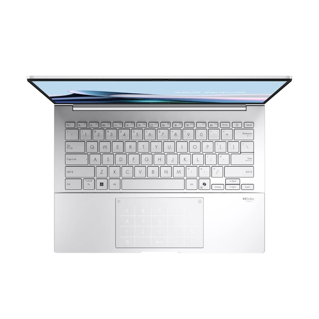 Asus UX3405CA-STA787X Zenbook 14 OLED 14" 3K OLED 120 Hz Intel Core Ultra 9 285H 32 GB Windows 11 Pro, Srebrne boje