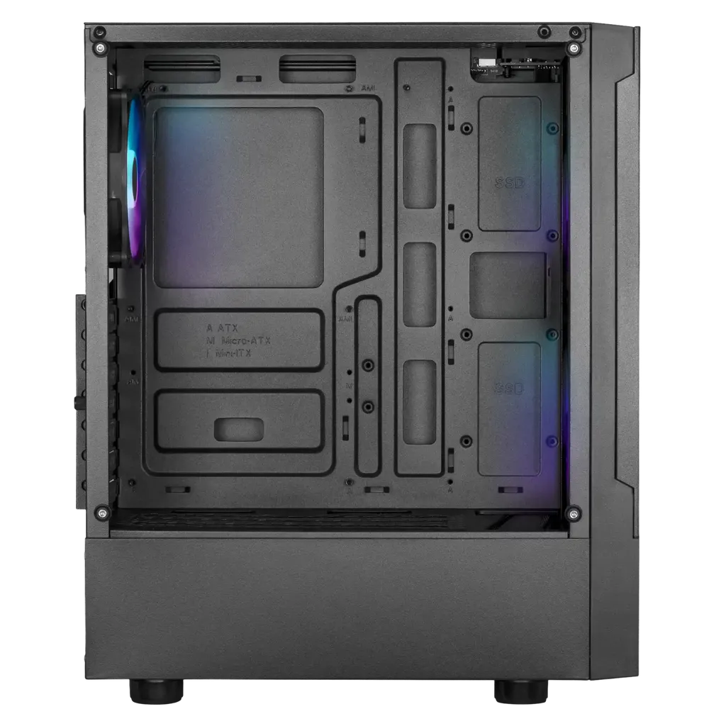 Gamdias Talos E3 MSEH Kućište za desktop računar Mid Tower, Crno
