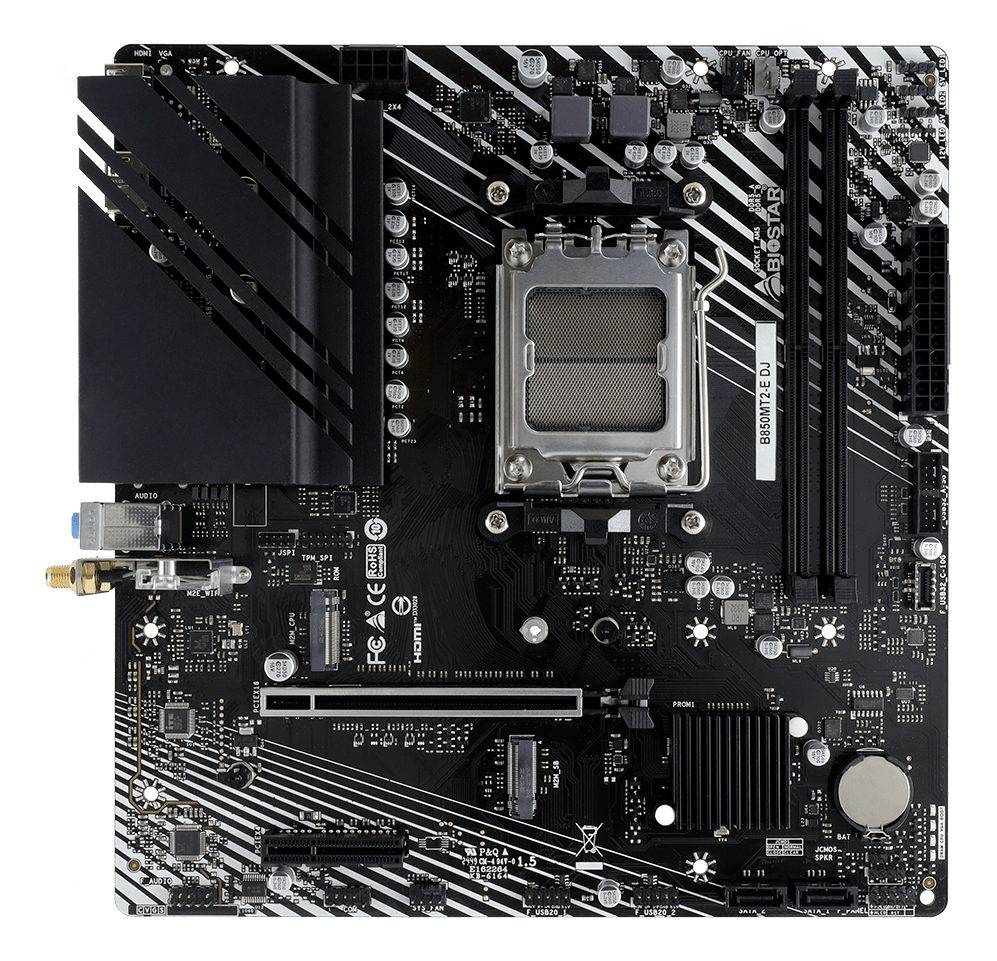 Biostar B850MT2-E DJ Matična ploča AM5 AMD B850