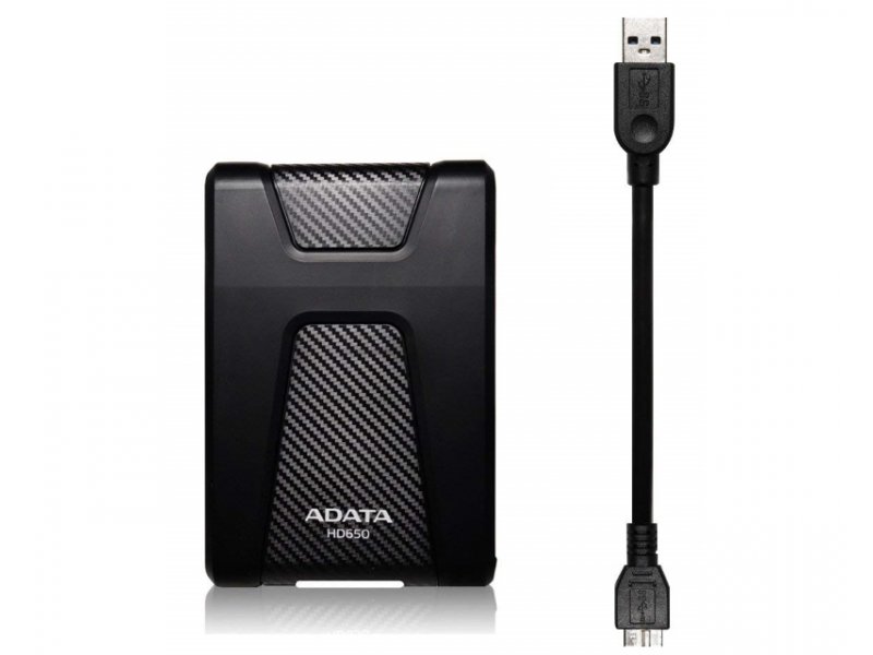 A-Data AHD650-2TU31-CBK Eksterni Hard Disk 2TB 2.5'' , Crni