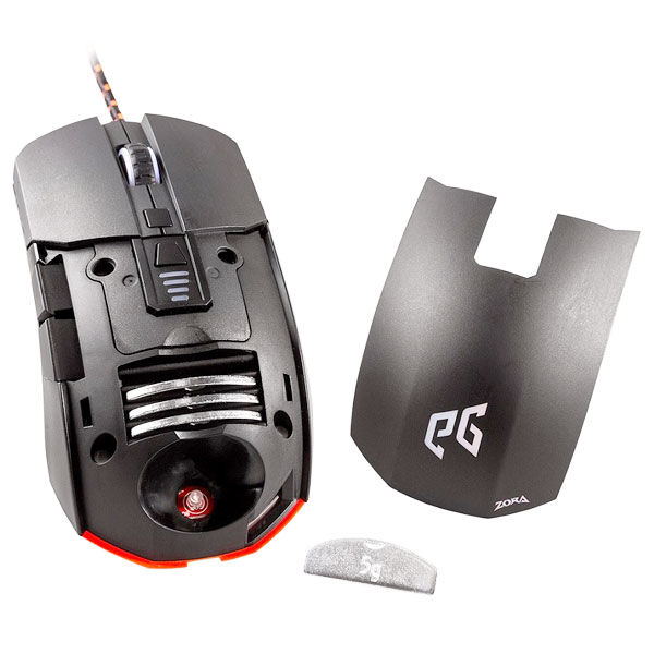 EpicGear Zora Gaming miš IR LED optički USB 3500DPI 7 tastera 1.8m kabl, Crni