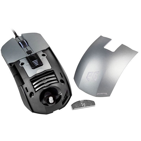 EpicGear Morpha Gaming miš IR LED optički USB 6400DPI 7 tastera 1.8m kabl, Crni