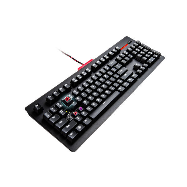 EpicGear DeFiant Gejmerska tastatura German EG Purple Black/Black LED pozadinsko osvetljenje, Black