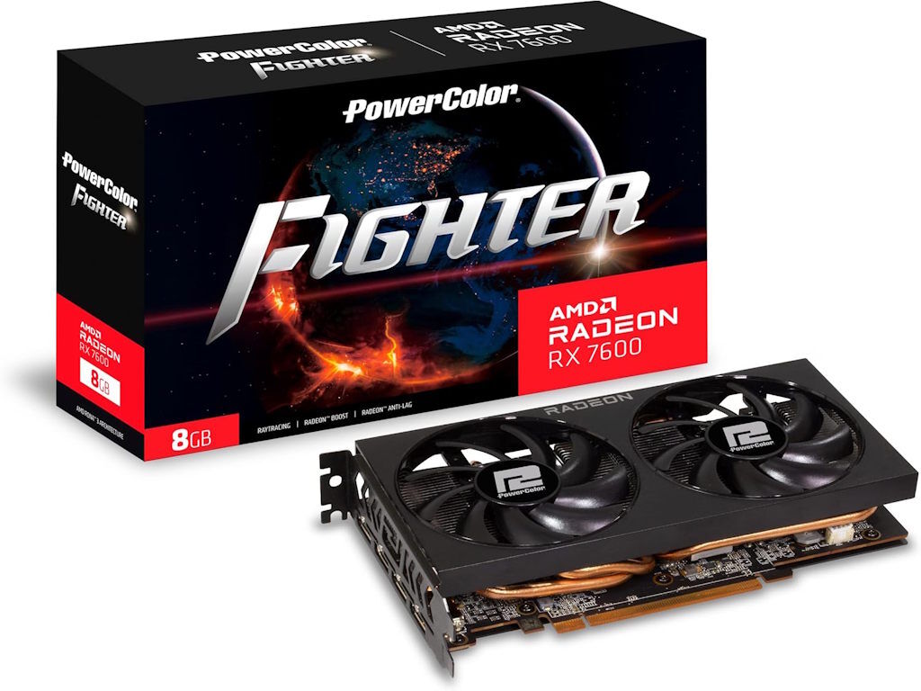 PowerColor Grafička kartica Radeon RX 7600 8 GB GDDR6 128-bitna, Crna