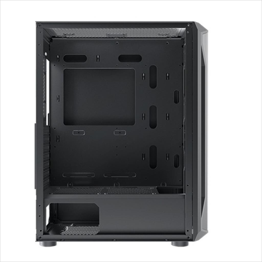 XIGMATEK Kućište ATKS Mid-Tover Gaming Ks Crna V/Tg Metalic Mesh Fp 4Ks120Mm Ks24F fiksni Rgb En46621, Crna