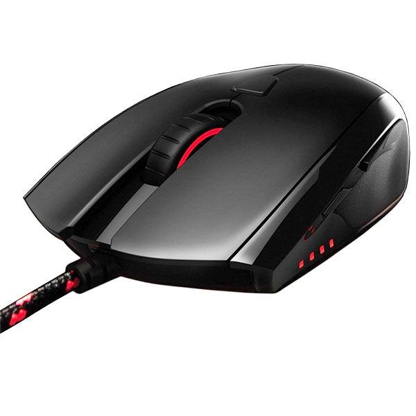 EpicGear Cyclops X Gaming miš IR LED optički USB 5000 DPI 7 tastera, Crni