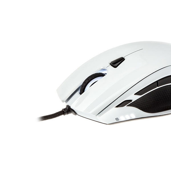 EpicGear Cyclops X Gaming miš IR LED optički USB 5000DPI 7 tastera 1.8m kabl, Beli