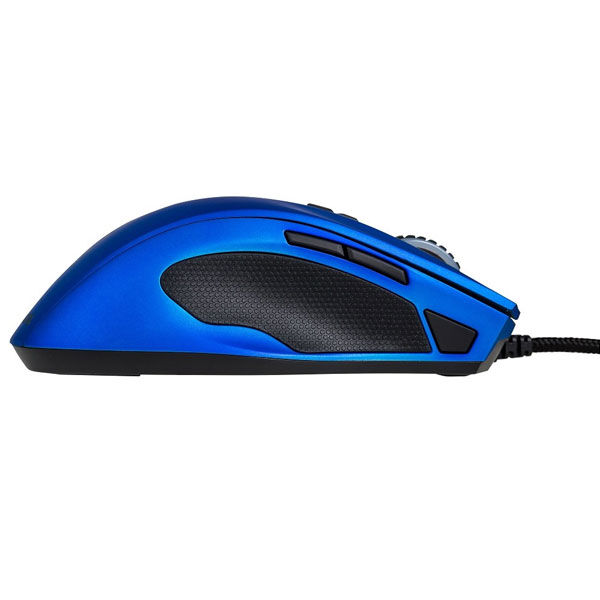 EpicGear Gekkota Gaming miš Laserski USB 8200DPI 11 tastera 1.8m kabl, Plavi