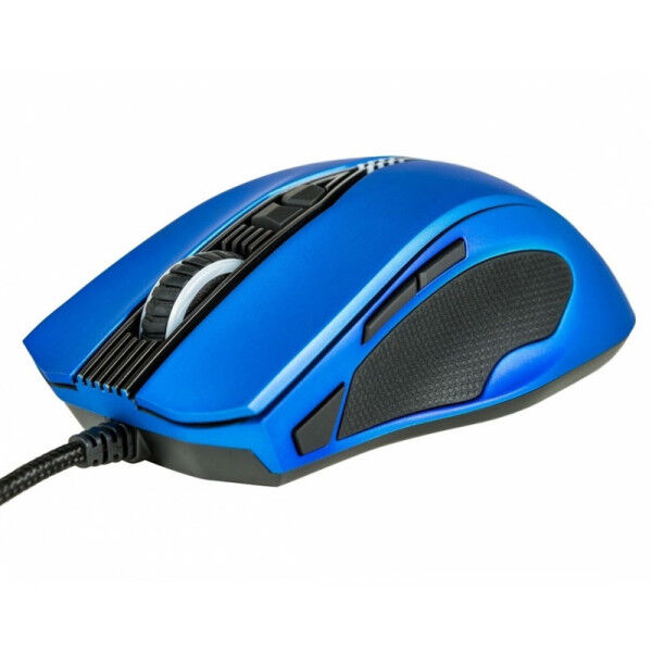 EpicGear Gekkota Gaming miš Laserski USB 8200DPI 11 tastera 1.8m kabl, Plavi