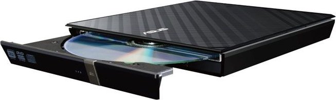 Asus SDRW-08D2S-U Rezač USB DVD+-R/RW Slim, Crni
