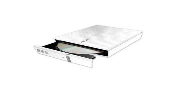 ASUS SDRW-08D2S-U Eksterni DVD rezač USB DVD+-R/RW Slim, Beli