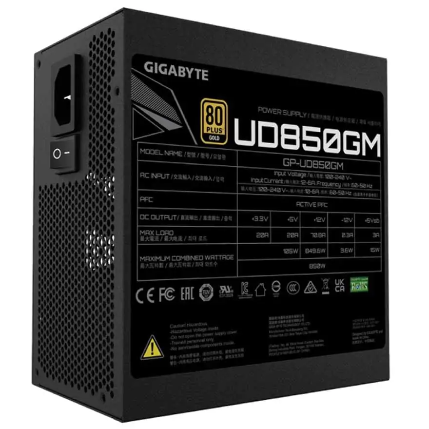 Gigabyte PG5 V2 Napajanje 850W ATX 3.1