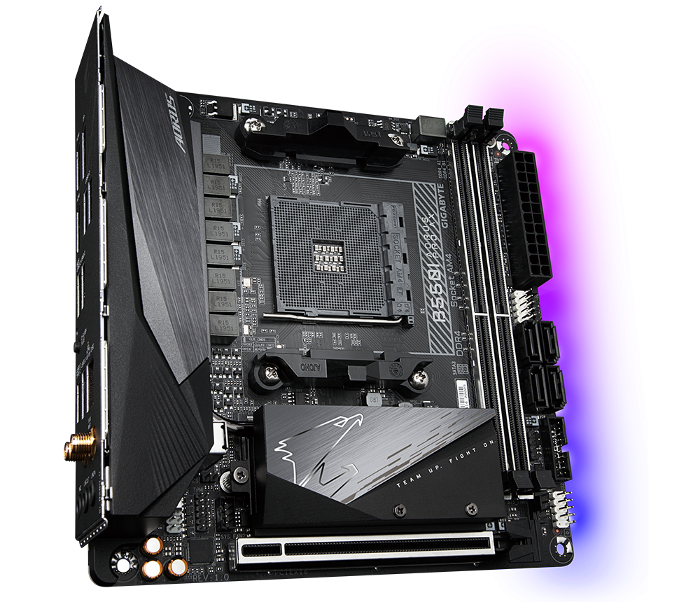 Gigabyte B550I AORUS PRO AX Socket AM4 mini ITX AMD B550 Matična ploča