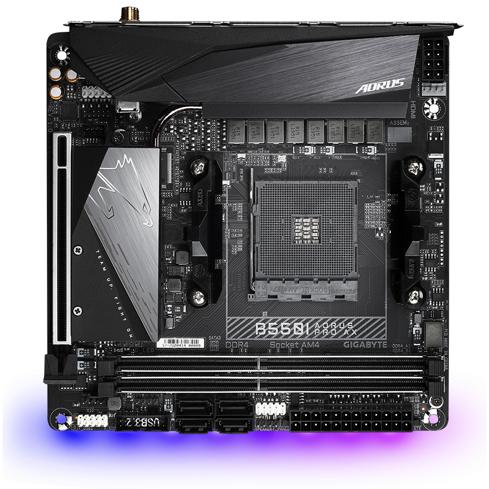Gigabyte B550I AORUS PRO AX Socket AM4 mini ITX AMD B550 Matična ploča